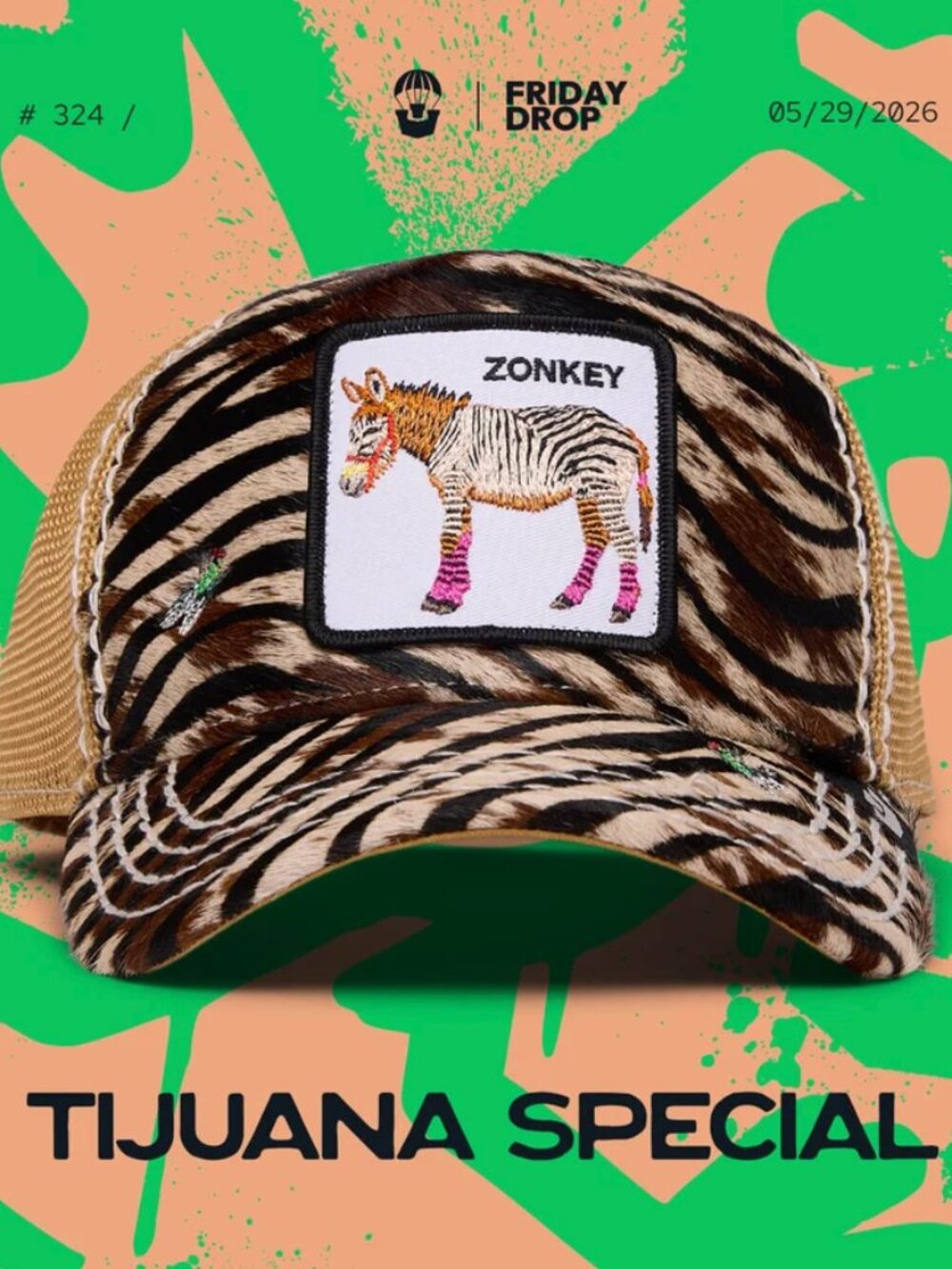 New in Box Limited Edition Goorin Bros Tijuana Special Trucker Hat